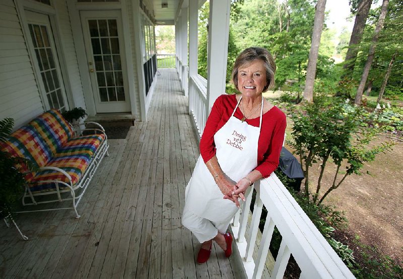 Debbie Arnold on her porch at her home in Benton on Friday, June 8, 2018. 