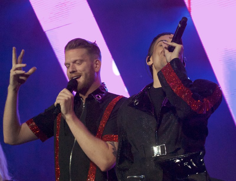 A cappella group Pentatonix performed at the Walmart AMP in Rogers Wednesday, July 25 with special guests Echosmith and Calum Scott.
