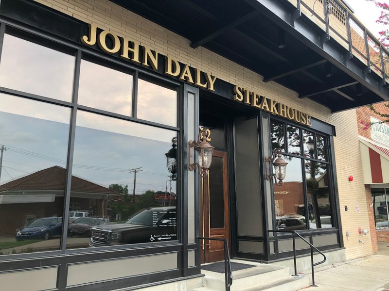 The exterior of what was formerly John Daly Steakhouse, 912 Front St. in downtown Conway.