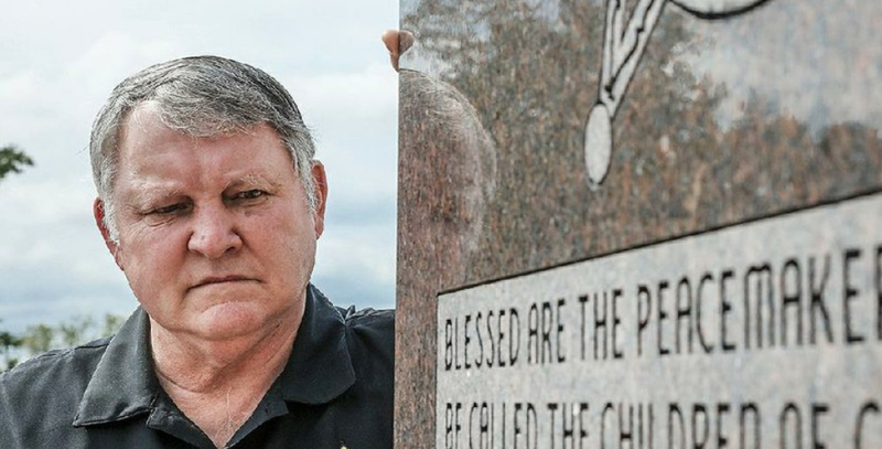 Pulaski County Sheriff Doc Holladay says the memorial outside the sheriff’s office in Little Rock is one of his best achievements in 12 years as sheriff. 
