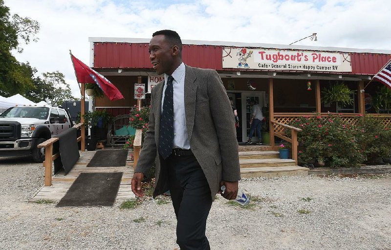Mahershala Ali, the lead actor in Season 3 of HBO’s True Detective, said Monday during a media event at Tugboat’s Place in Madison County that the Ozark Mountains landscape will be a key part of conveying the series’ storyline to viewers.