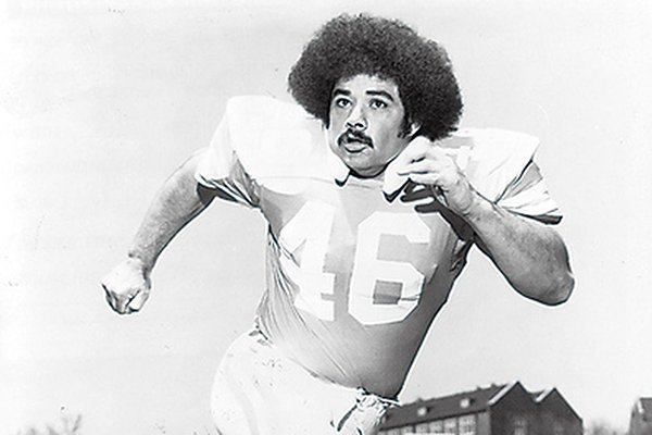 John Chavis, Arkansas defensive coordinator, is shown during his Tennessee playing days in the 1970s.
