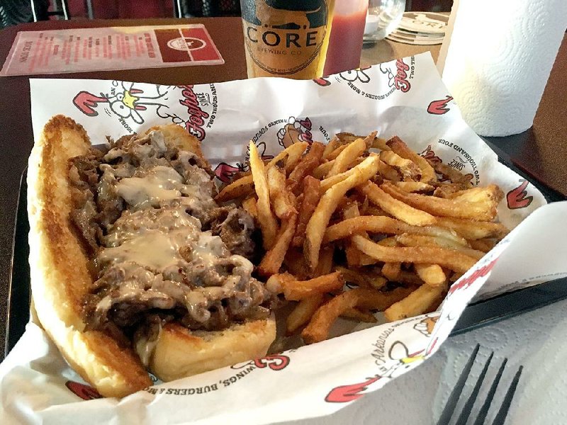 Foghorn’s Philly comes with fries at Core Brewing in SoMA.