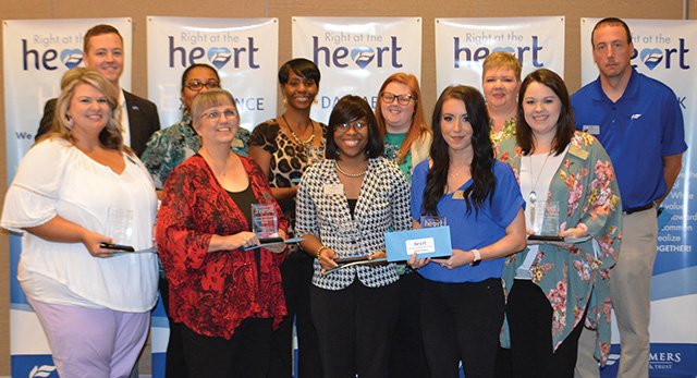 From left to right: top row - Chris Gosnell, LaChunda Thomas, Lashunda Browning, Haleigh Guidry, Jennifer Cheatham, Matthew Griffin. bottom row - Ashley Sutton, Tommie Coon, Keisha Hearn, Ashley Staggs, Jessie Watson.