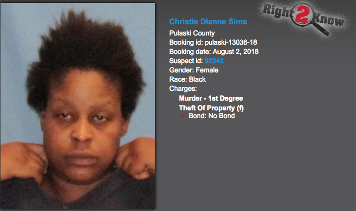 Christie Sims of Little Rock
