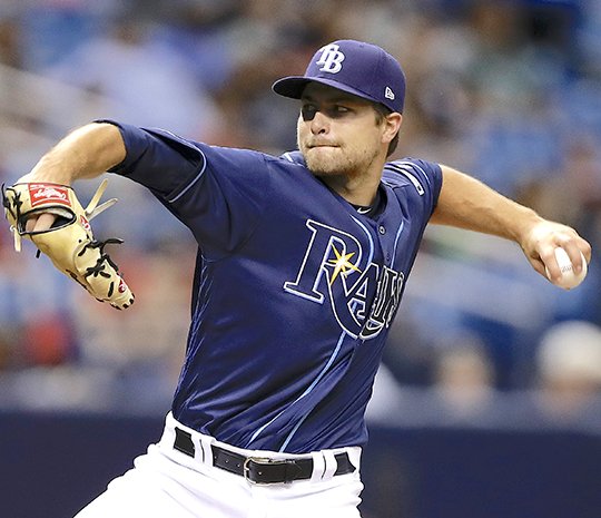 Beeks gets 1st win, Rays sweep Angels