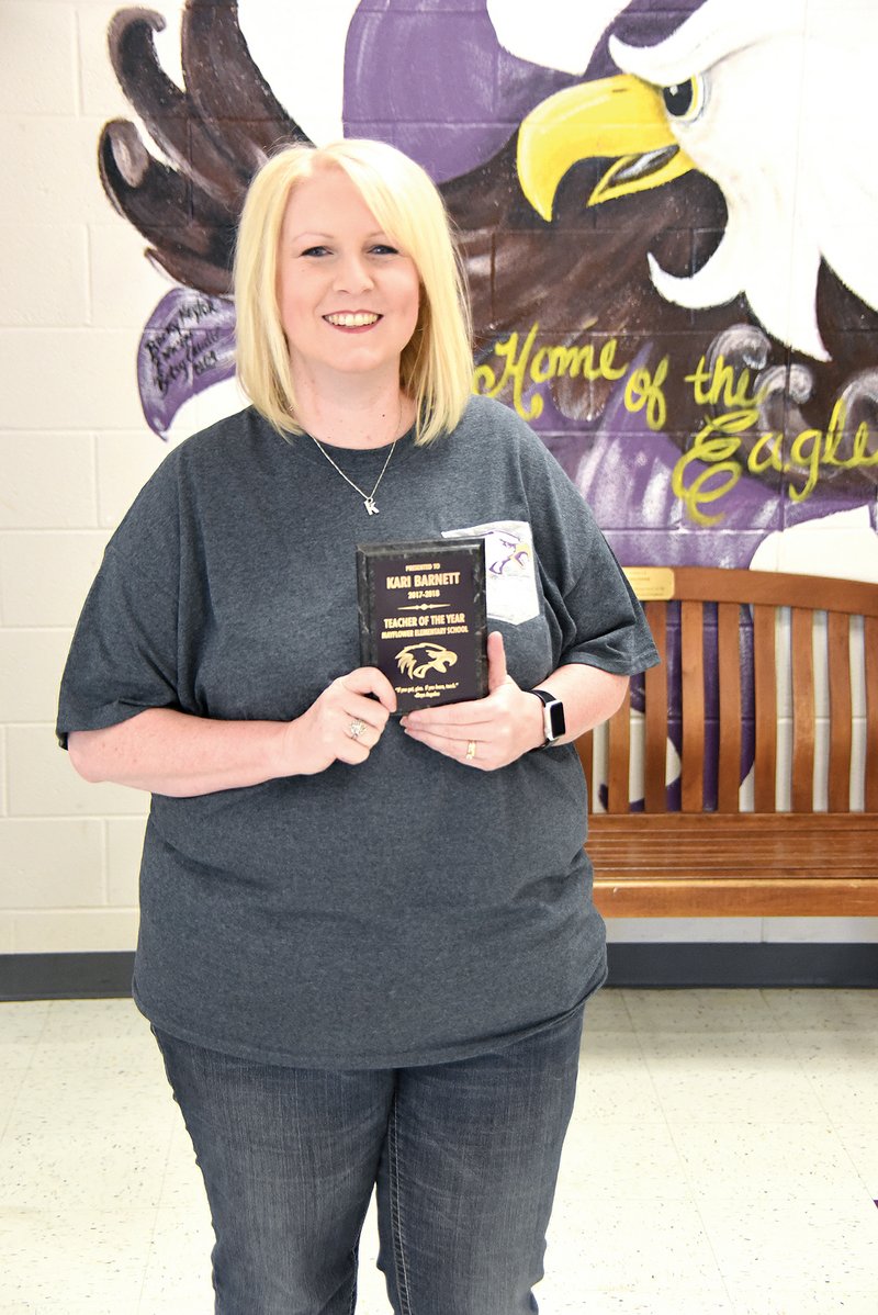Kari Barnett of Mayflower wanted to be a teacher from the time she was in middle school, but she didn’t think elementary school was her niche until she landed a job as the librarian at Mayflower Elementary School in 2016. “It’s the best job,” she said. Barnett was named Mayflower Elementary School Employee of the Year.