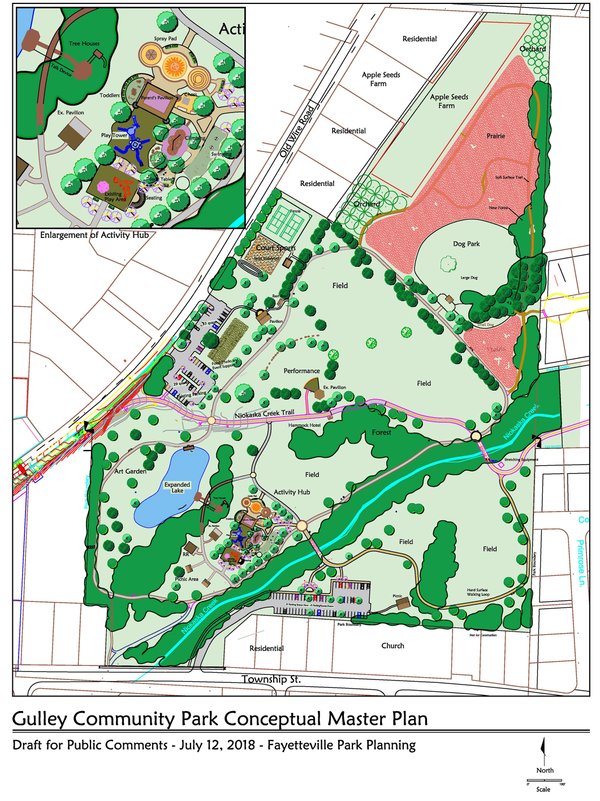 Plan for Gulley Park in Fayetteville making progress | Northwest ...