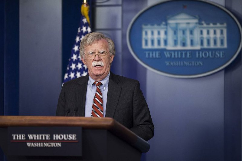 National security adviser John Bolton, shown speaking Thursday, said Tuesday that “what we really need is not more rhetoric. What we need is performance from North Korea on denuclearization.”  