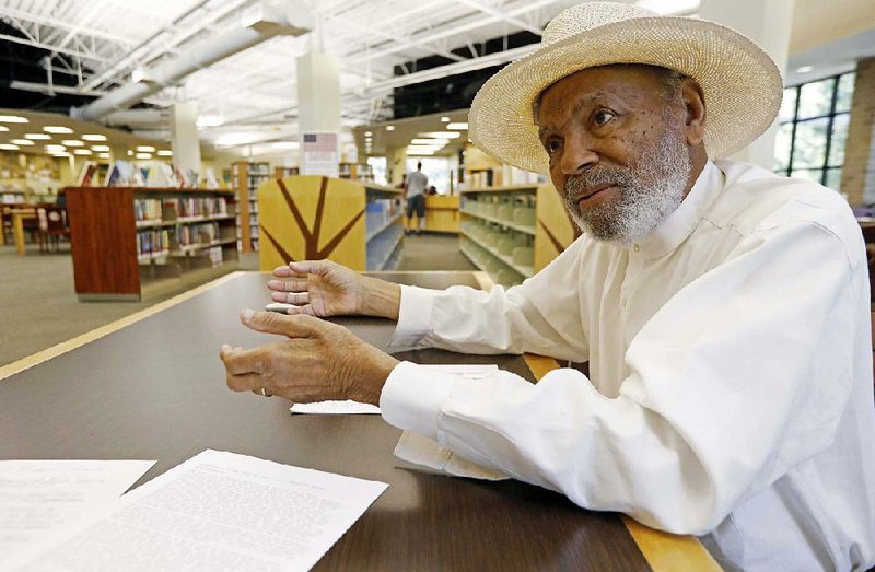 Civil rights movement figure and activist James Meredith, 85, discusses in Jackson, Miss., his latest plan to action, “a mission from God” that involves him visiting all 82 Mississippi counties and preaching about following the Ten Commandments and the Golden Rule.