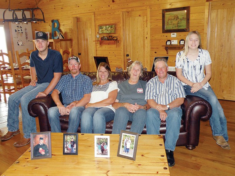 The Shawn Boxnick family of London is the 2018 Pope County Farm Family of the Year. The family includes Nate, from left, Shawn, Gayla, Rebecca, Carl and Marley.