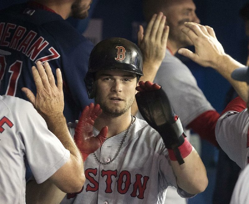 Former Arkansas Razorbacks outfielder Andrew Benintendi of the Boston Red Sox has the ninth-highest batting average (.303) in the American League through Friday’s games. Benintendi is also among the American League leaders in runs scored (84), hits (129), doubles (32), triples (6) and stolen bases (20). 