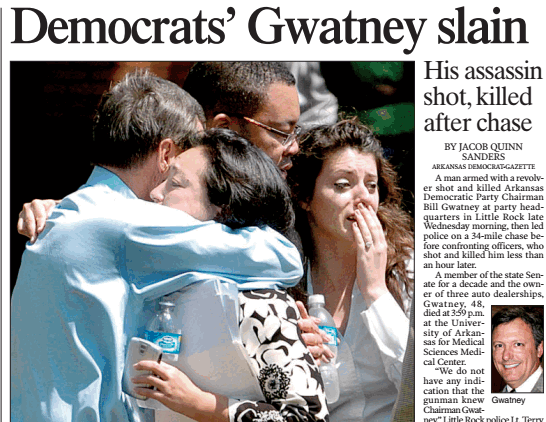 2008 coverage of the fatal shooting of Bill Gwatney