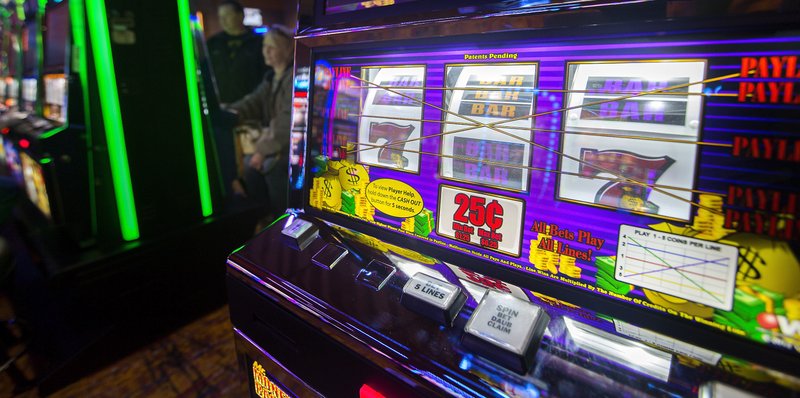 FILE — Players circulate the gaming floor on Tuesday, Jan. 17, 2017, during the grand opening of a Cherokee casino in Grove, Okla.
