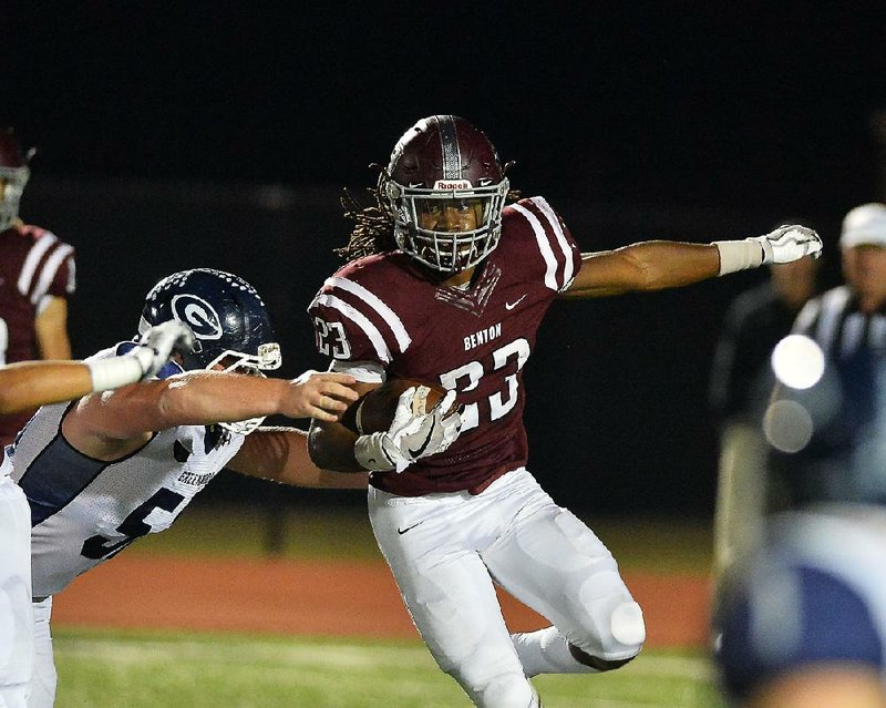 Running back Zak Wallace and the Benton Panthers will travel to Greenwood for an Oct. 19 clash. 