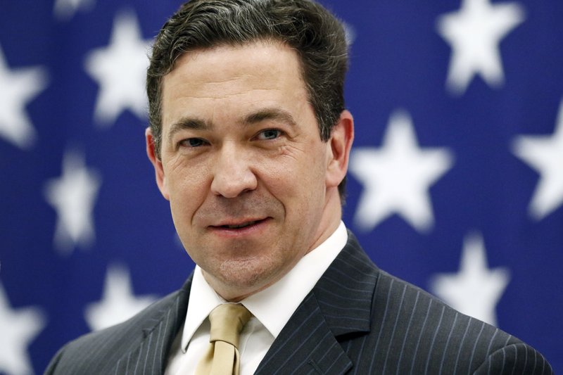 FILE- This Feb. 28, 2018 file photo shows State Sen. Chris McDaniel, R-Ellisville, in Ellisville, Miss. The two billionaire mega donors poured $1.25 million into a super PAC that was supposed to supercharge McDaniel's insurgent bid to be Mississippi's next Republican senator. A year later, and much of the money from Illinois shipping supply CEO Richard Uihlein and New York financier Robert Mercer is gone, with only a fraction spent reaching voters who could boost the former state lawmaker's uphill battle against Cindy Hyde-Smith, GOP Senate leader Mitch McConnell's preferred candidate. (AP Photo/Rogelio V. Solis, File)