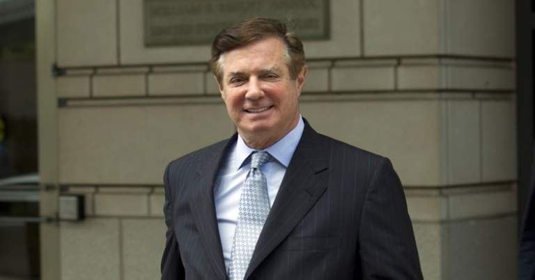  In this May 23, 2018, file photo, Paul Manafort, President Donald Trump's former campaign chairman, leaves the Federal District Court after a hearing, in Washington. 