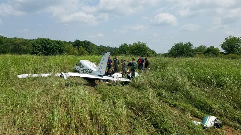 A plane crash Wednesday afternoon in Pulaski County left two people injured. 