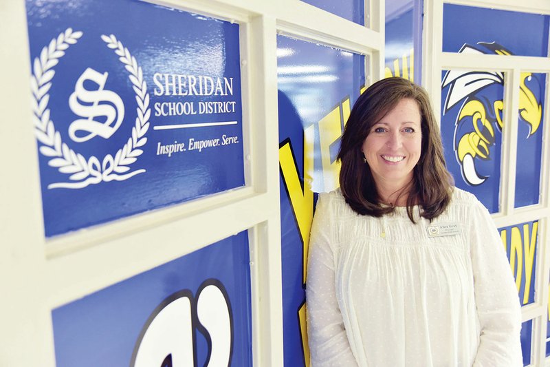 Alisha Gray is the new principal at Sheridan Junior High School. Last year, she served as assistant principal at the school, under Jason Burks, who is now the new principal at Sheridan High School. Gray said having the support system of her staff has made the transition pretty easy.