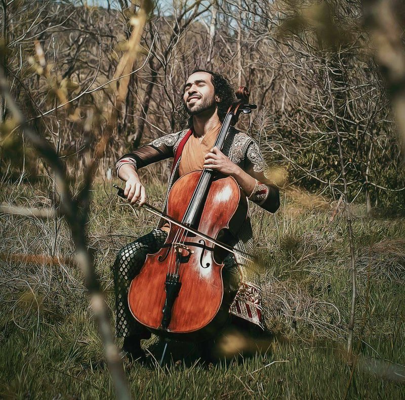"Something very unique about the way I play cello is I've heard a lot of people say they can almost hear words being formulated while I'm playing," shares Bella Vista-based cellist Christian Serrano. "Whenever I'm playing, I feel like I'm actually speaking. That is my voice and my opinion. And even though it's not actually words, the way I'm playing the inflections, and nuances and the little things I do here and there with my vibrato keeps people engaged."
