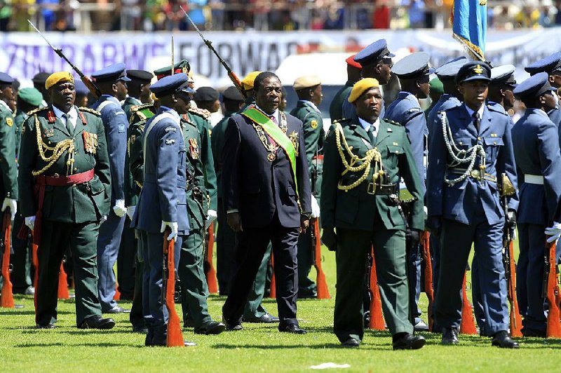 Divided Zimbabwe swears in president | Northwest Arkansas Democrat-Gazette