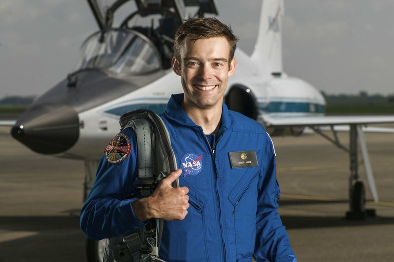 This June 6, 2017 photo shows NASA astronaut candidate Robb Kulin at Ellington Field in Houston. 