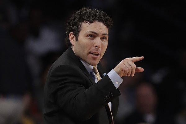 Georgia Tech head coach Josh Pastner in the second of an NCAA college basketball game Sunday, Feb. 11, 2018, in Atlanta. Duke won 80-69. (AP Photo/John Bazemore)

