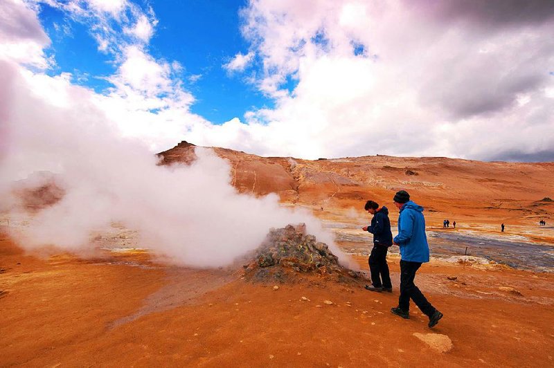 Iceland’s thermal features are fascinating — but beware that testing the waters can result in severe burns. 