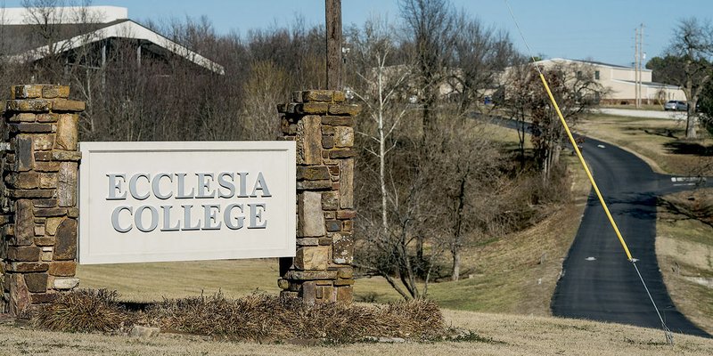 Ecclesia College, shown in this file photo, is a private Christian college in Springdale.