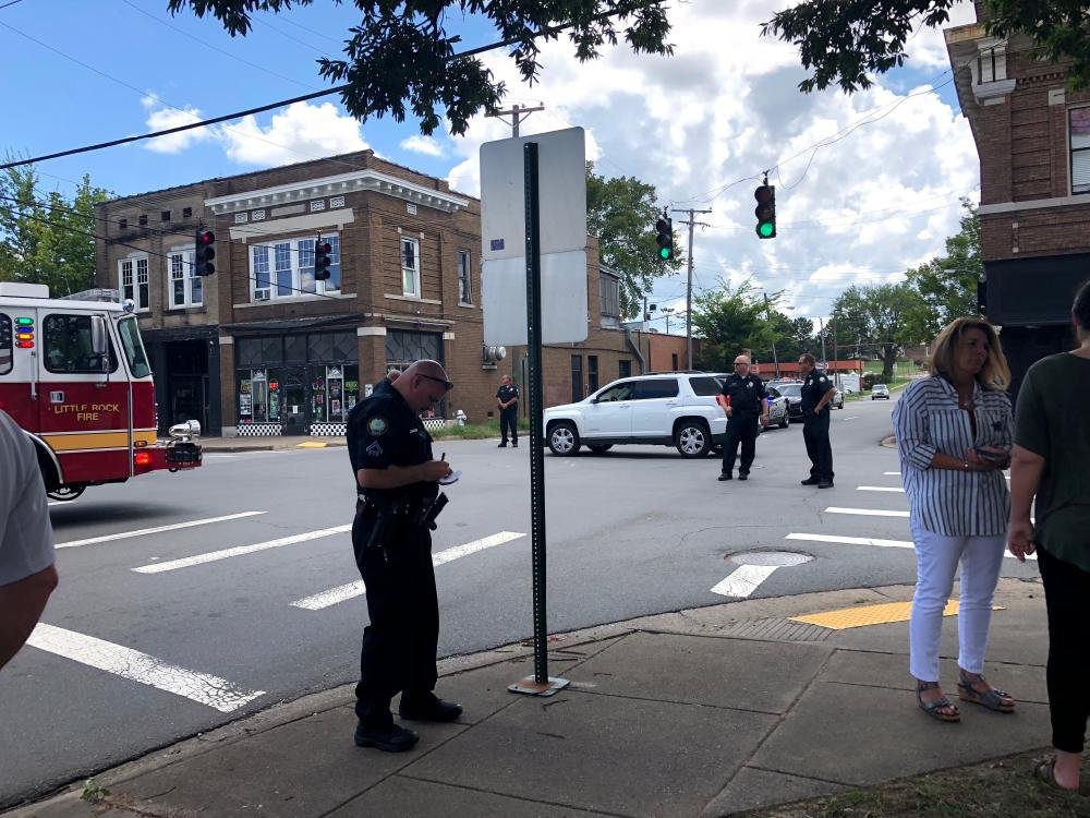 Little Rock motorcycle officers involved in crash