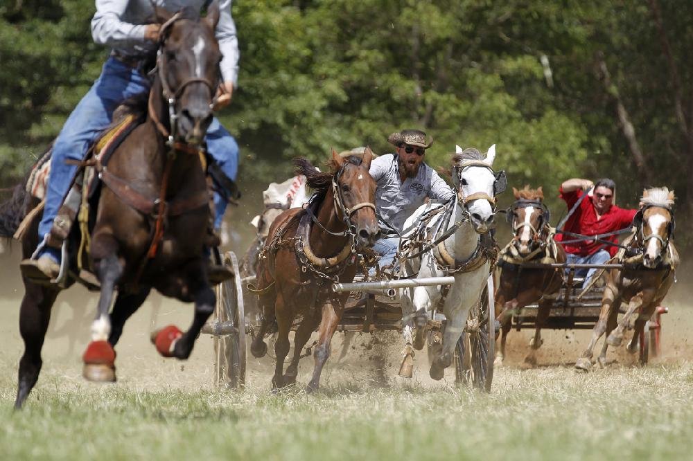 Chuckwagon Racing in Clinton | The Arkansas Democrat-Gazette - Arkansas ...