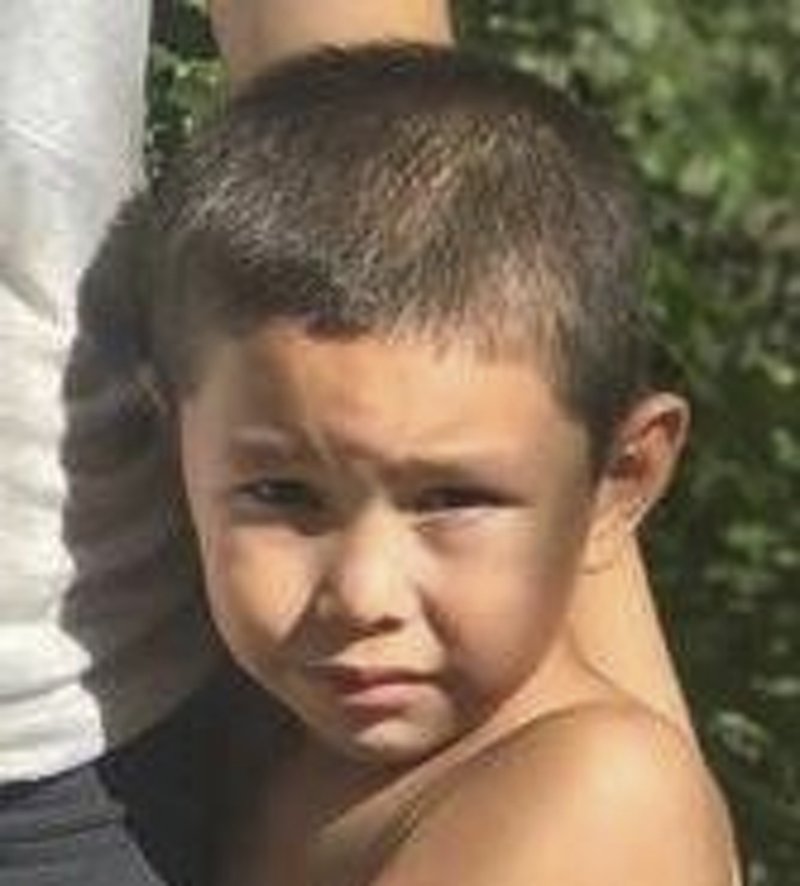 This undated photo released by the Phoenix Police Department on Saturday, Sept. 1, 2018 shows missing child Jonathan Nunez-Coronado, 5, 3'06&quot; tall, 45 pounds, with black hair and brown eyes. An Amber Alert has been issued for Jonathan and his brother, Victor, and their father, Dimas Coronado, missing since the boys' mother and a male housemate were found fatally shot in the Phoenix home where police said the victims and boys lived. (Phoenix Police Department via AP)