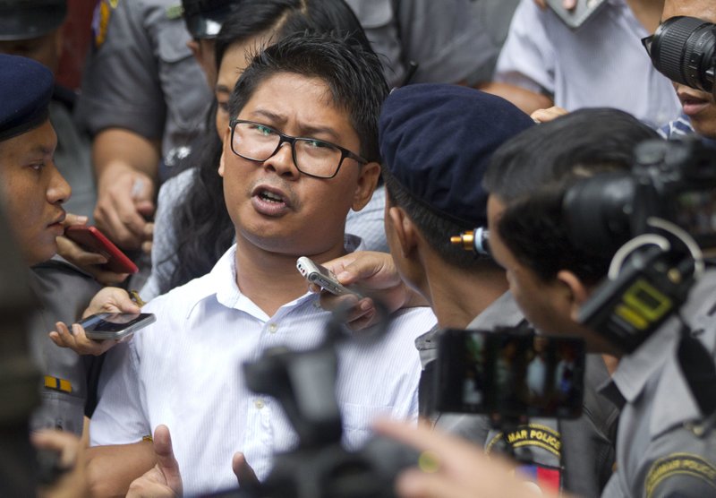 Myanmar Court Sentences Reuters Reporters To 7 Years In Jail 