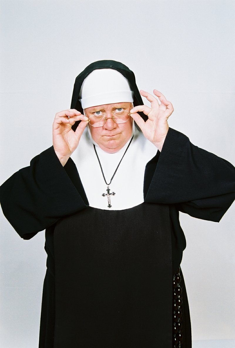 The one-woman comedy show "Late Nite Catechism" runs at the Walton Arts Center through Sunday. Sept. 16.