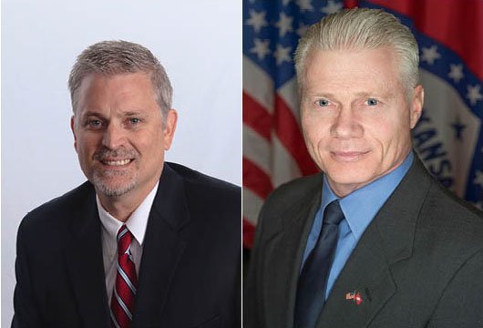 Bobby Hill (left) and Zane Chenault (right), Washington County treasurer candidates