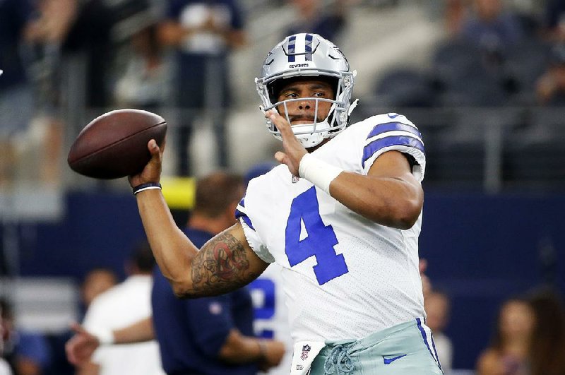 Dallas Cowboys quarterback Dak Prescott is adjusting to a new group of receivers and playing behind a banged-up offensive line. Quarterback Cam Newton of the the Carolina Panthers, the Cowboys’ opponent today, faces similar issues.  