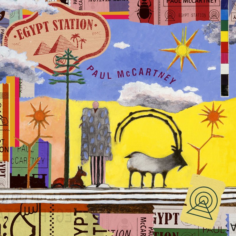 This cover image released by Capitol Records shows &quot;Egypt Station,&quot; the latest release by Paul McCartney. (Capitol via AP)