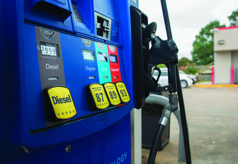 Average unleaded regular gasoline prices in Columbia County Monday averaged $2.72 per gallon – the highest for the area and tied for highest in the state, according the nationwide survey firm GasBuddy. For southwest Arkansas, only Union and Nevada Counties, both at $2.69 per gallon, came close to the prices seen locally.