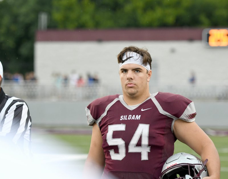 Bud Sullins/Special to the Herald-Leader Siloam Springs senior lineman Corbin Collins is a mainstay on both the offensive and defensive lines for the Panthers. Collins and the Panthers travel to Van Buren on Friday.