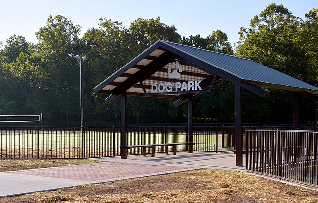 Hunter McFerrin/Herald-Leader A grand opening ceremony for the Tails and Trails Dog Park is planned for Saturday morning.