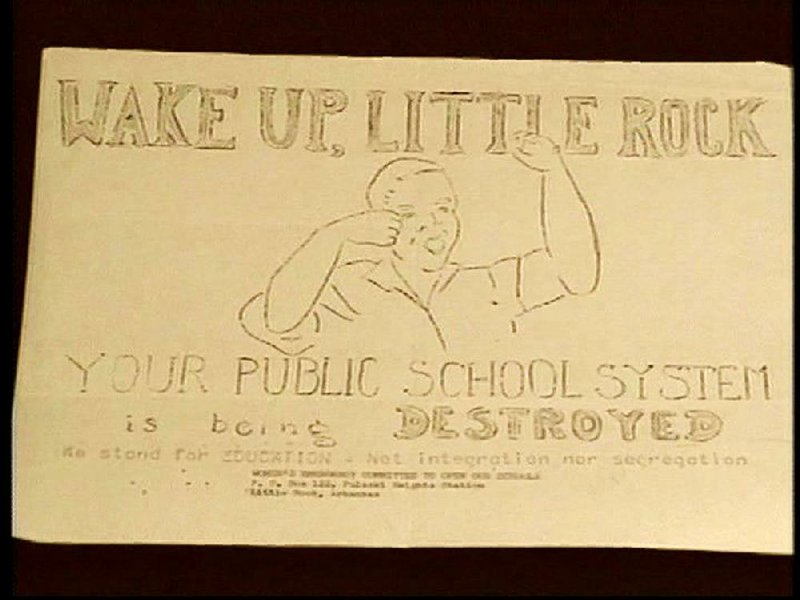 This flier was distributed by the Little Rock’s Women’s Emergency Committee to Open Our Schools in 1958.
