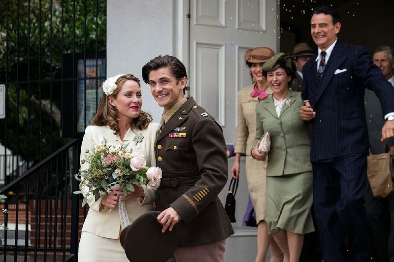 Louis Zamperini (Samuel Hunt) and Cynthia Applewhite (Merritt Patterson) find true love in Unbroken: Path to Redemption, a “spiritual successor” to the 2014 film Unbroken.
