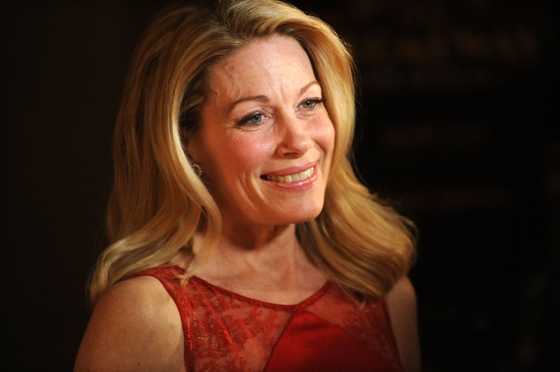 FILE - In this April 10, 2014 file photo, actress Marin Mazzie attends the after party for the opening night of "Bullets Over Broadway" in New York. Mazzie, who battled ovarian cancer starting in 2015, died Thursday, Sept. 13, 2018, at her Manhattan home, said her husband, actor Jason Danieley. She was 57. (Photo by Brad Barket/Invision/AP, File)