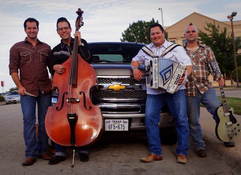 John Garza, on standup bass, and Dave Perez, accordion and vocals, are the two original members still playing after a dozen years with the Fort Worth-based Tejas Brothers.