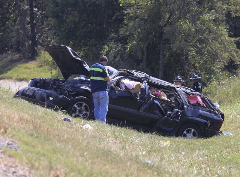 At least one person was killed in a wreck along Interstate 40 in North Little Rock on Monday afternoon.