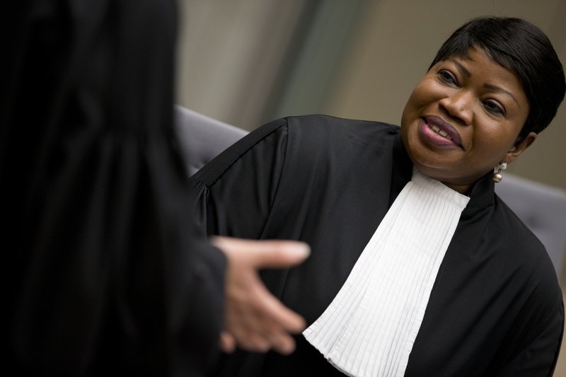 The International Criminal Court’s chief prosecutor Fatou Bensouda is shown in this Wednesday, April 4, 2018 file photo. (AP Photo/Peter Dejong, Pool)