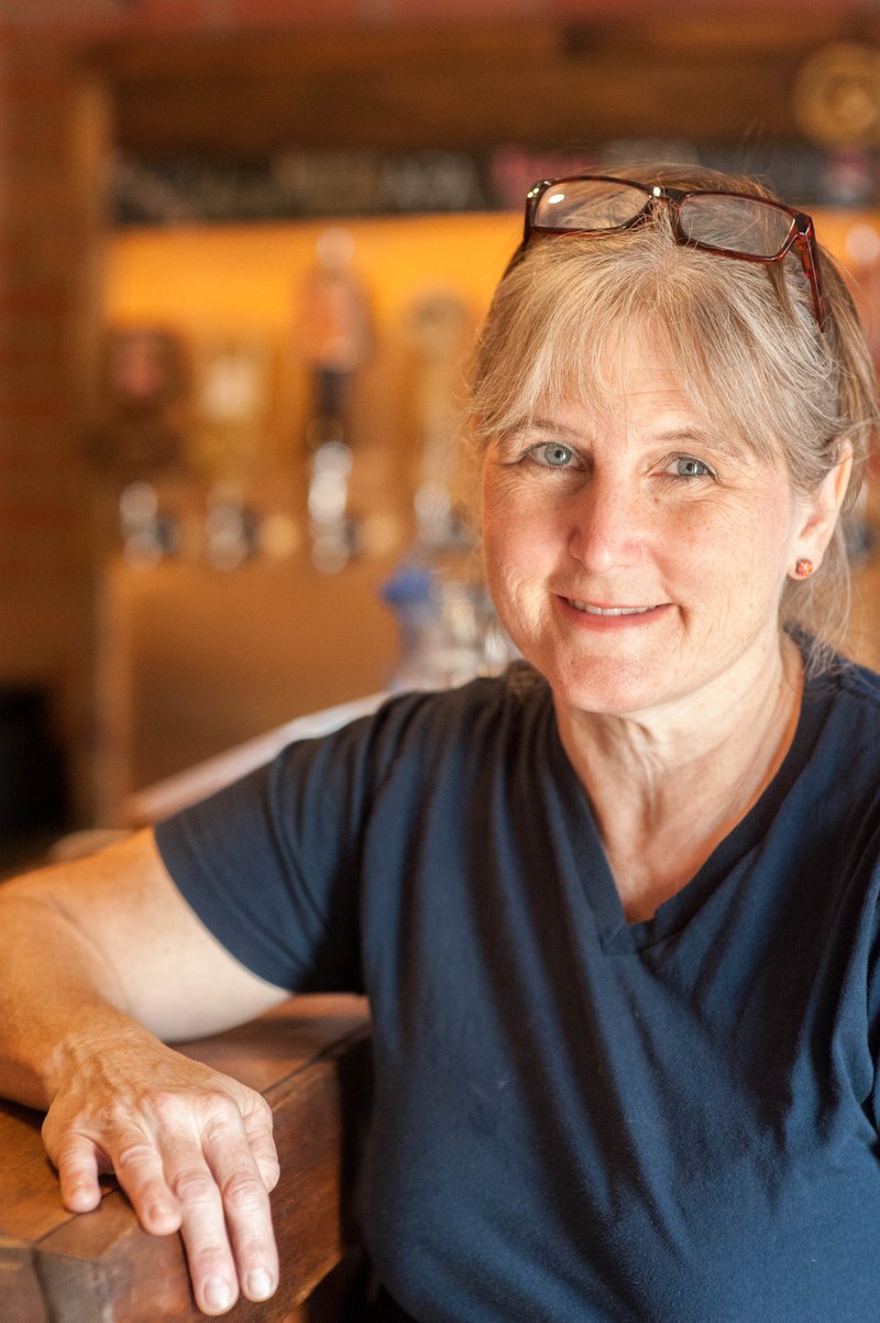 NWA Democrat-Gazette/LARA JO HIGHTOWER "She's been working with the materials and the techniques for close to 20 years now, and she's developed very strong instincts about what works," said Chris Nogy of wife and brewing partner Leigh.