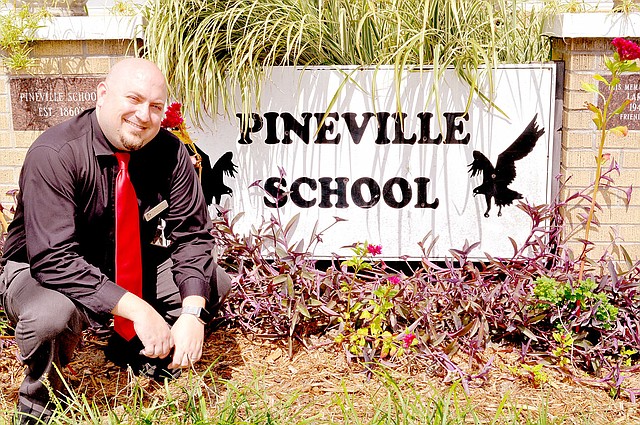 RACHEL DICKERSON/MCDONALD COUNTY PRESS Kevin Benish is the new principal at Pineville Elementary School. He hopes to be a role model for students.