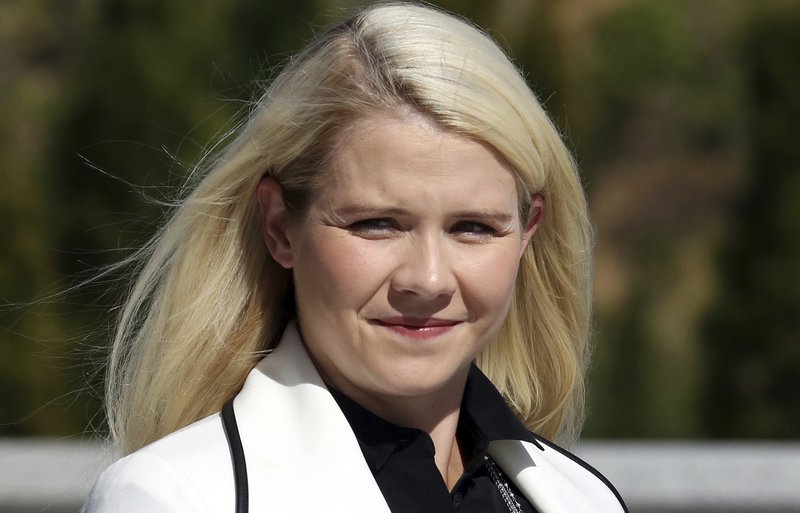 In this Sept. 13, 2018, file photo, Elizabeth Smart arrives for a news conference in Salt Lake City. (AP Photo/Rick Bowmer, File)