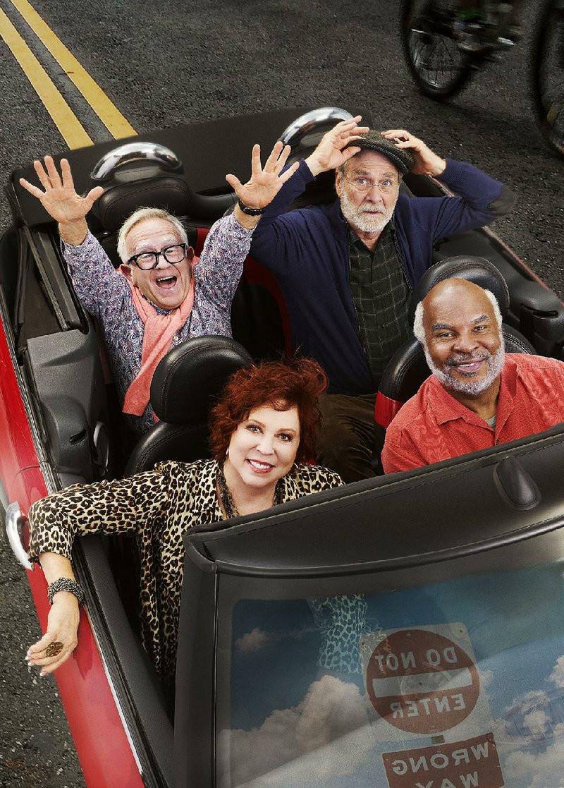 The Cool Kids unites four comedy veterans on Fox and kicks off Friday. The sitcom stars (clockwise from top left) Leslie Jordan, Martin Mull, David Alan Grier and Vicki Lawrence.